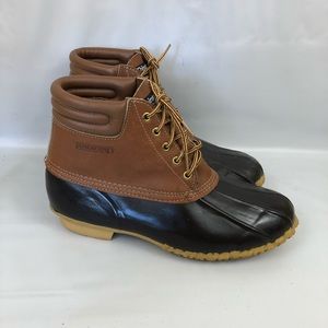 Lands’ End Men's Duck Boots Thinsulate Size 10